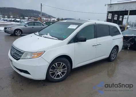 2012 Honda Odyssey Ex-L из США, поврежденный, VIN 5FNRL5H67CB008767